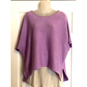 Allen B Lavender Sweater with Caged Back Detail